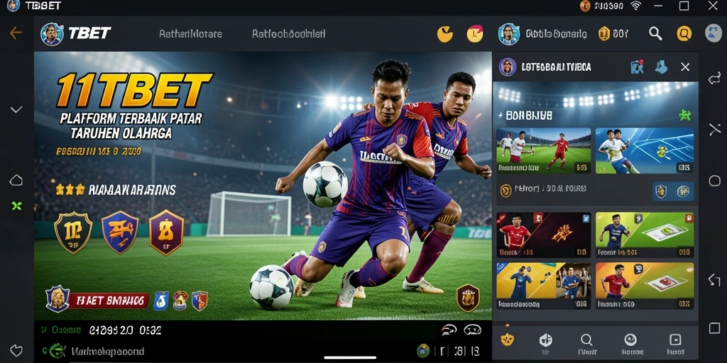Tampilan menarik dan fitur taruhan Sportsbook yang lengkap.