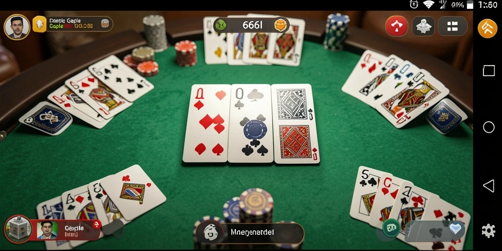 Tampilan gameplay 666I yang menampilkan keseruan bermain Gaple.
