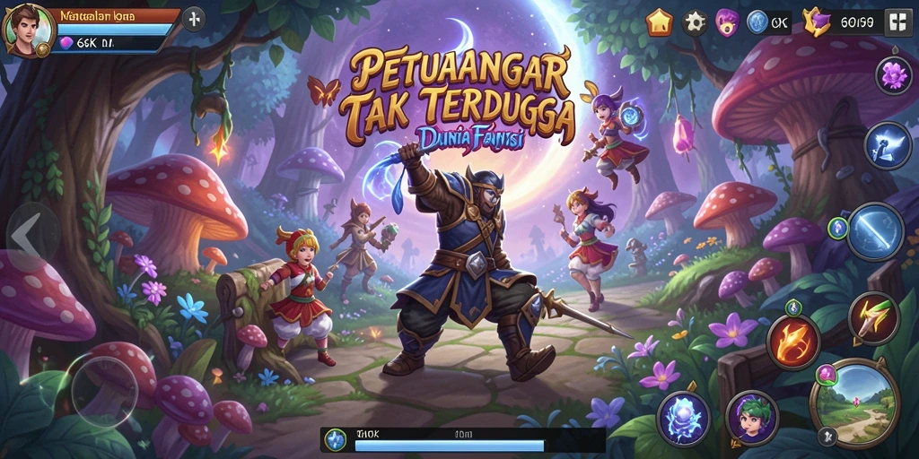Tangkapan layar dari gameplay seru petualangan di 66K