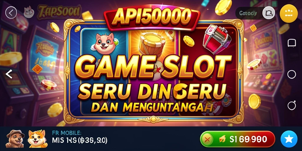 Tampilan gameplay menarik dari API5000 yang menampilkan simbol Slot.
