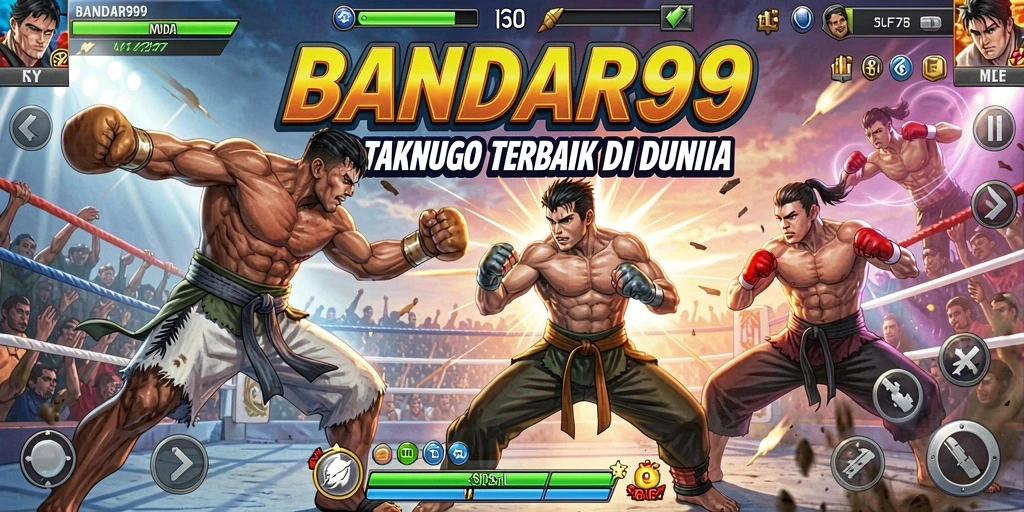 Tampilan aksi pertarungan mendebarkan di BANDAR99