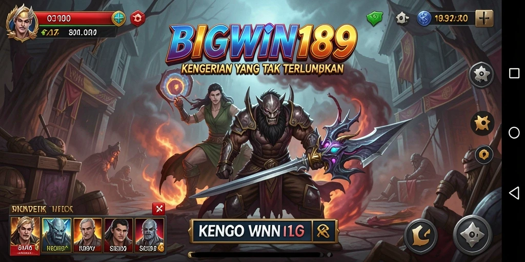 Tangkapan layar gameplay <strong>BIGWIN189</strong> yang menakutkan dan atmosfer mencekam.