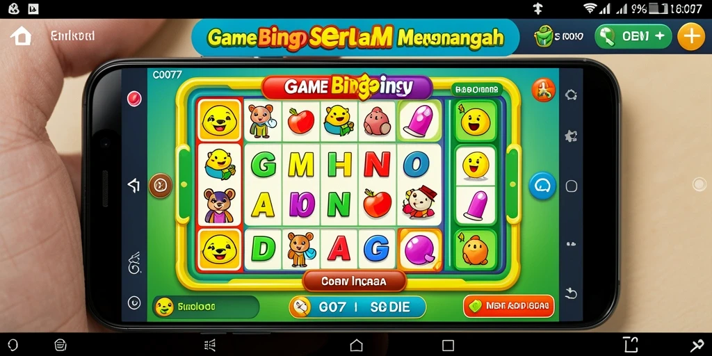 Tampilan gameplay game Bingo C0077 yang menarik dan interaktif.
