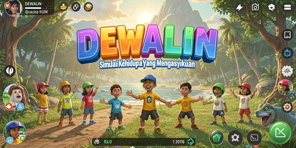 Tampilan gameplay DEWALIN yang interaktif dan mengasyikkan.