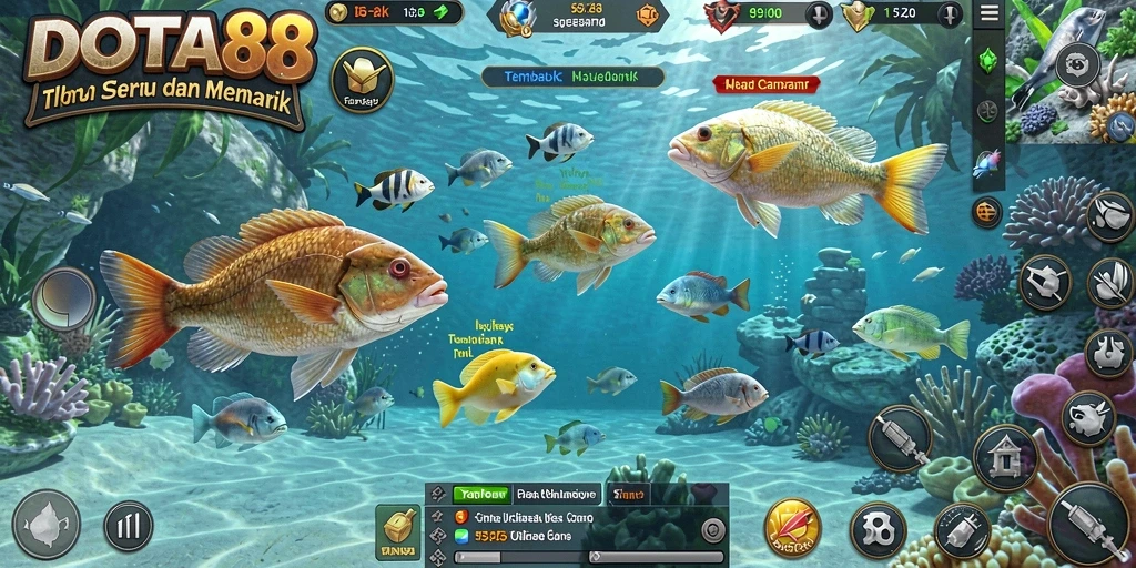 Gameplay seru DOTA88 dengan grafis Tembak Ikan yang menarik.