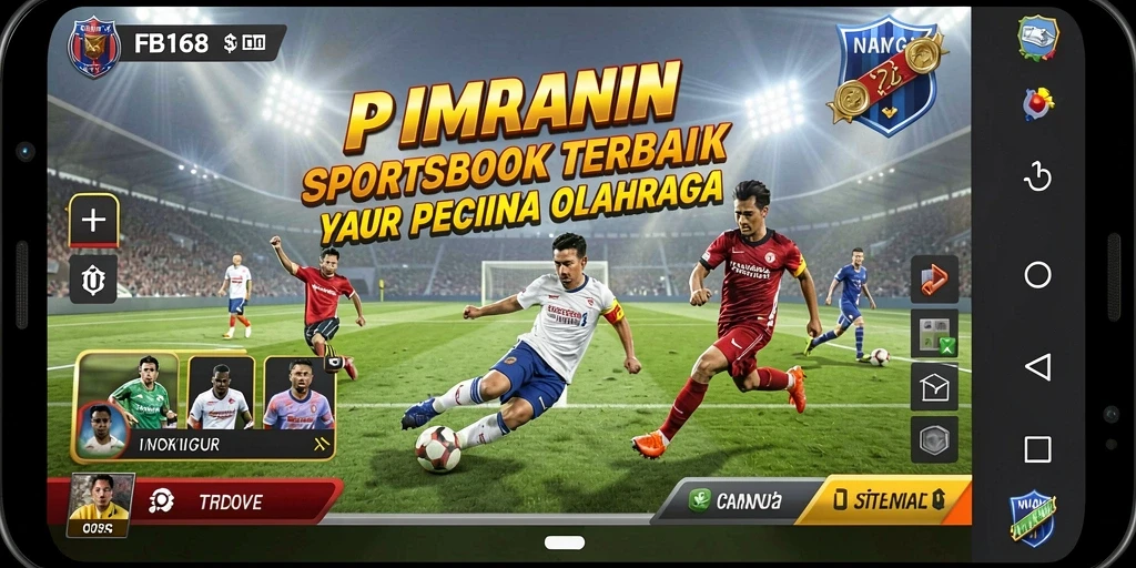 Tampilan menarik dari gameplay Sportsbook di FB168.