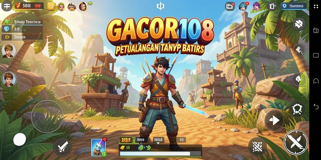 Tampilan Gameplay GACOR108 di dunia terbuka yang menakjubkan.