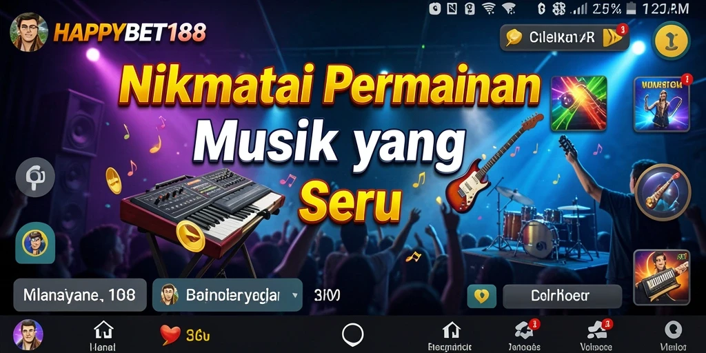 Tampilan gameplay <strong>HAPPYBET188</strong> yang menarik dan penuh warna.