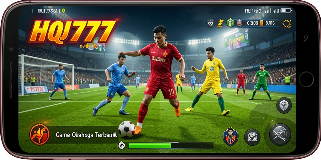 Tampilan gameplay seru di game olahraga HQ777 yang mendebarkan.