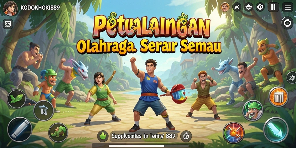 Gameplay KODOKHOKI889 yang menarik dan penuh aksi olahraga.