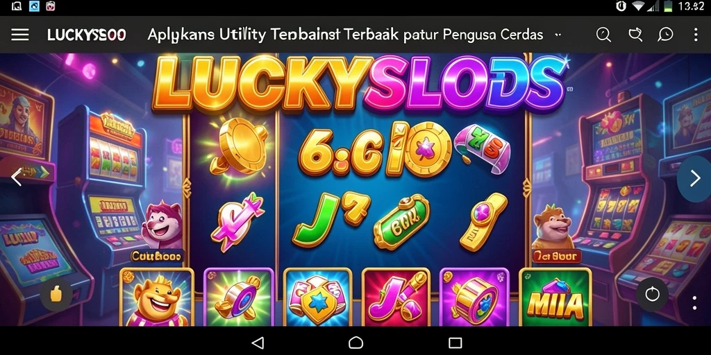 Tampilan gameplay menarik di LUCKYSLOTS yang mendukung utility.