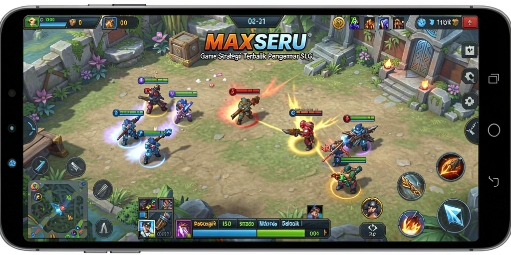 Tampilan gameplay menarik dari game SLG MAXSERU.