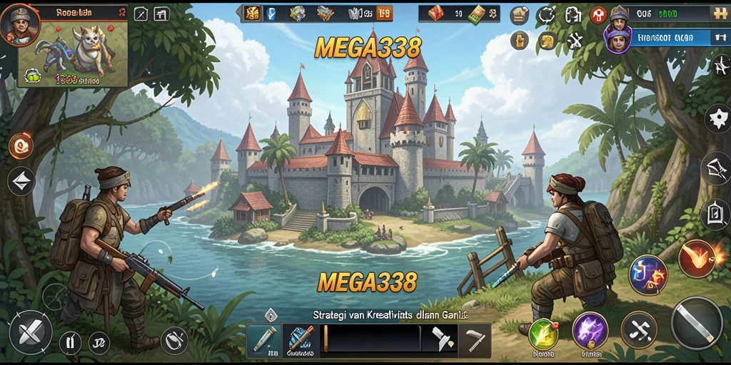 Tangkapan layar gameplay MEGA338 menunjukkan strategi yang mendebarkan.