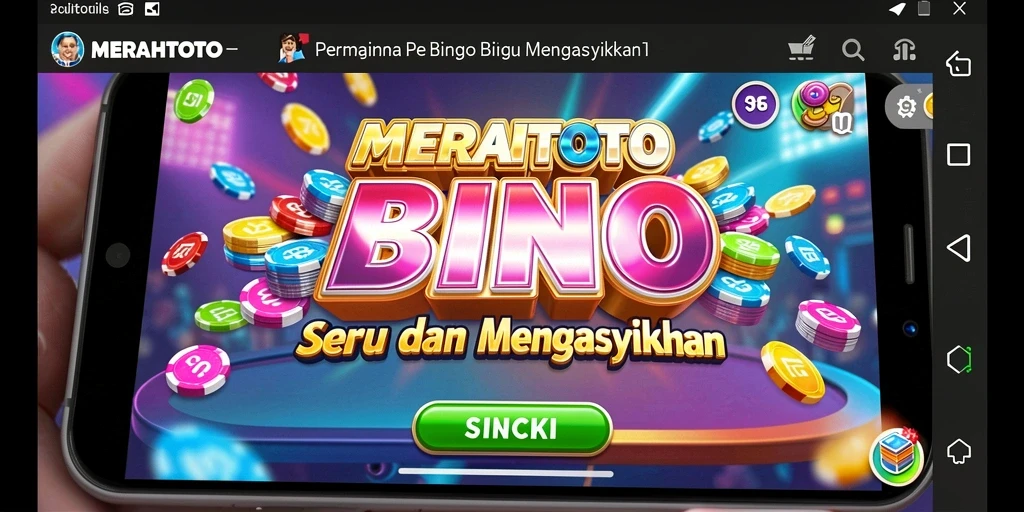 Screenshot gameplay MERAHTOTO menampilkan keseruan bermain Bingo.
