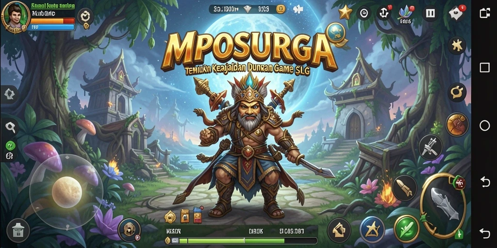 Screenshot menampilkan aksi seru dalam gameplay MPOSURGA.