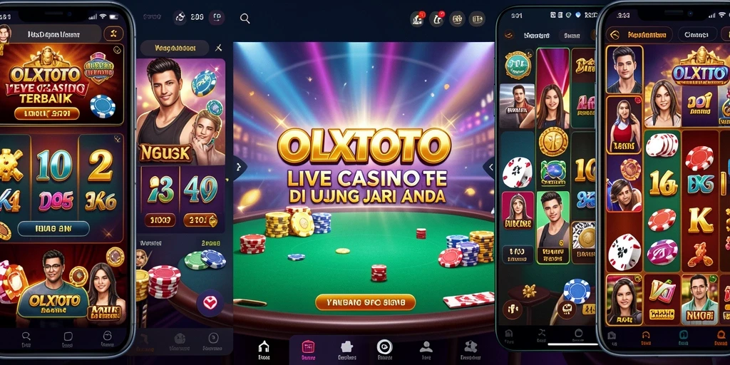 Tampilan antarmuka gameplay Live Casino OLXTOTO yang menarik dan interaktif.