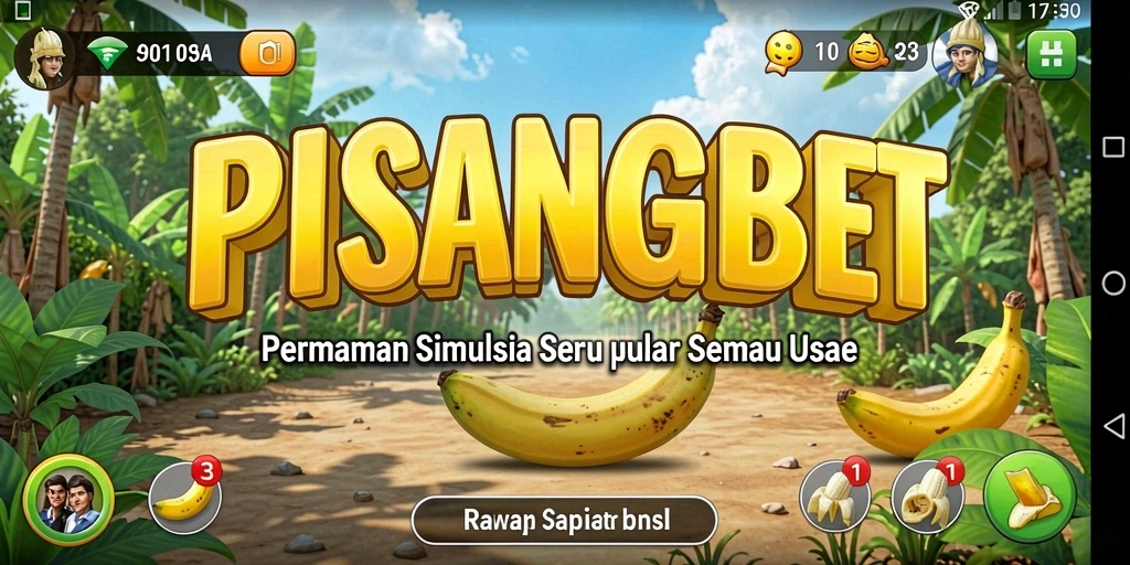 Screenshot gameplay <strong>PISANGBET</strong> yang menunjukkan interaksi sosial dan misi yang menarik.