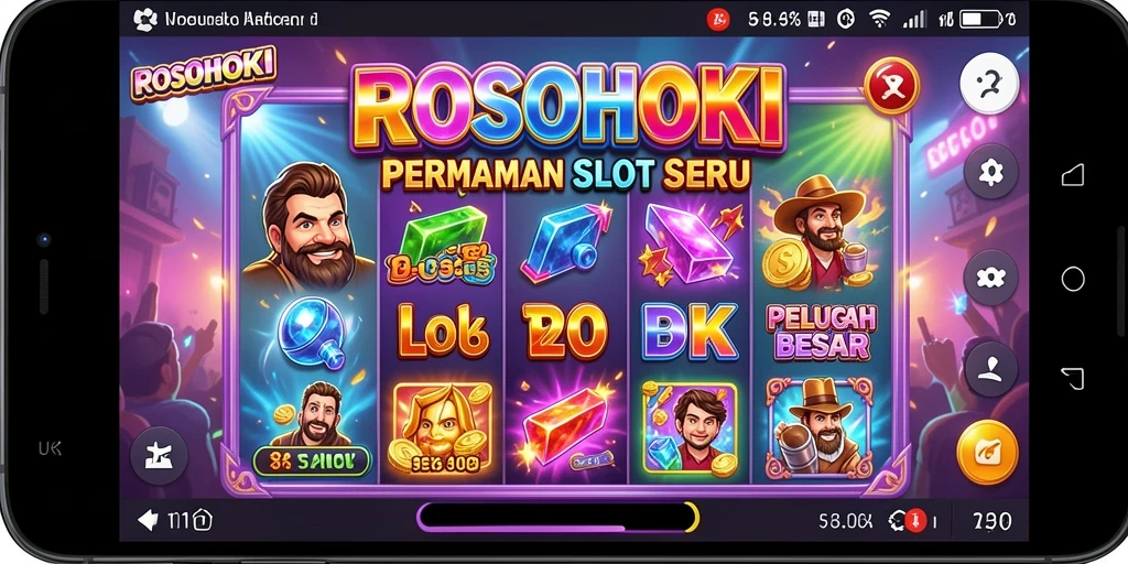 Tampilan gameplay menarik dari permainan Slot ROSOHOKI.