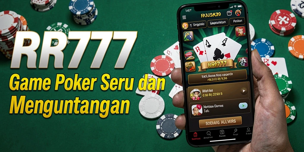 Gameplay seru di RR777 dengan berbagai jenis permainan Poker.