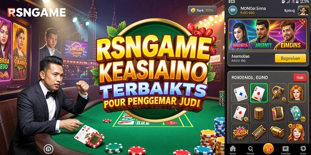 Screenshot gameplay RSNGAME menampilkan suasana Kasino yang mengasyikkan dan berwarna.