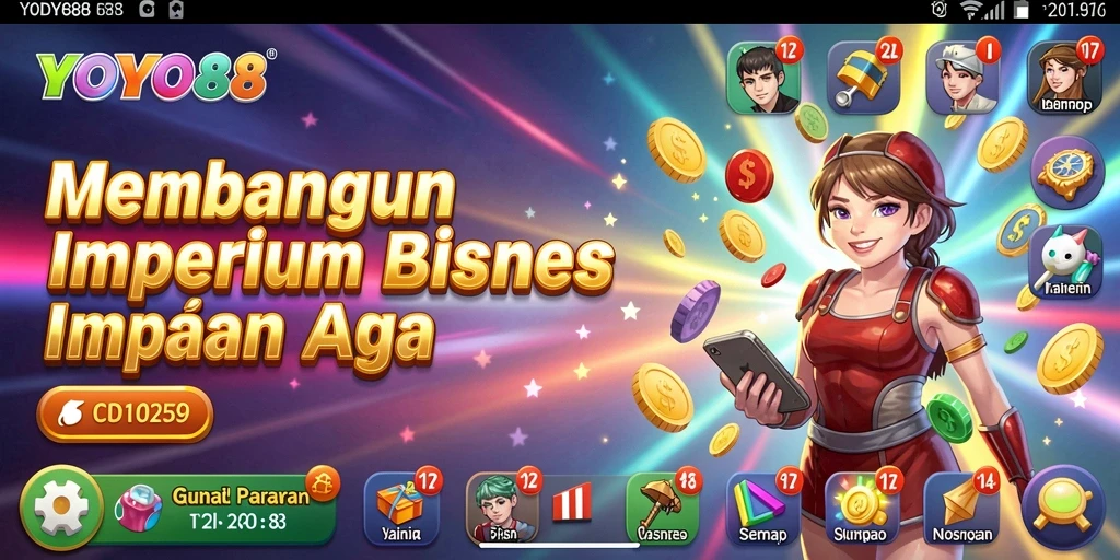 Tampilan gameplay menarik dari YOYO88 yang penuh strategi Tycoon.